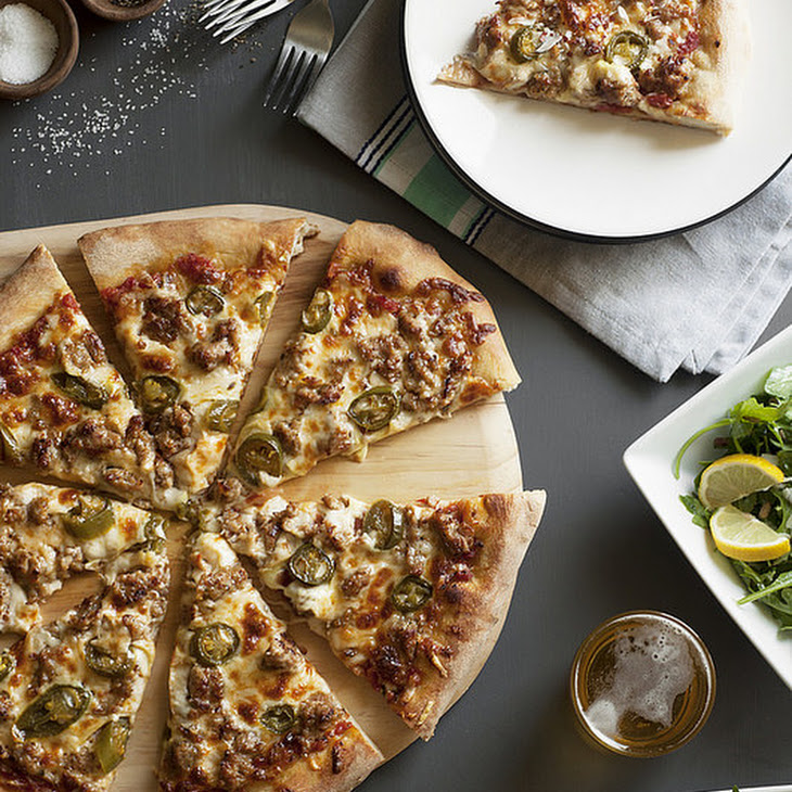 Sausage and Pickled Jalapeño Pizza Recipe