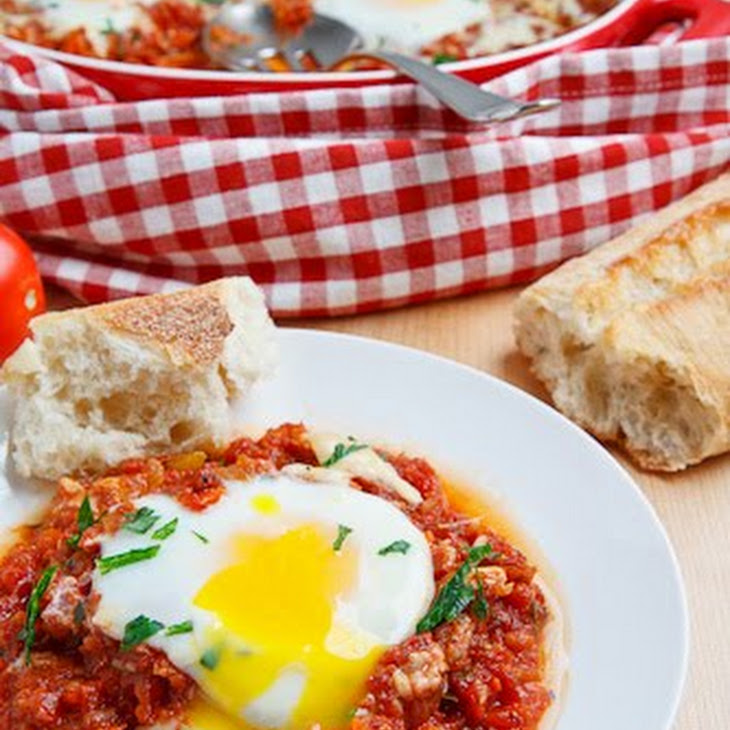 Italian Style Baked Eggs Recipe