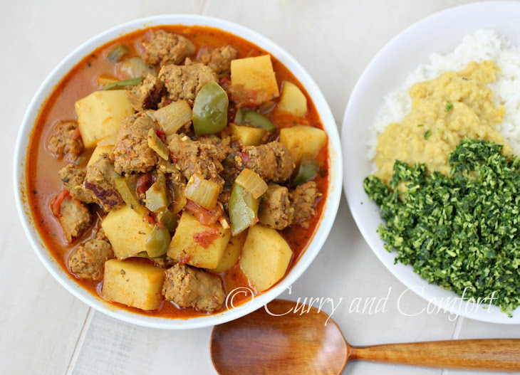 Sausage and Potato Curry (Throwback Thursday) Recipe