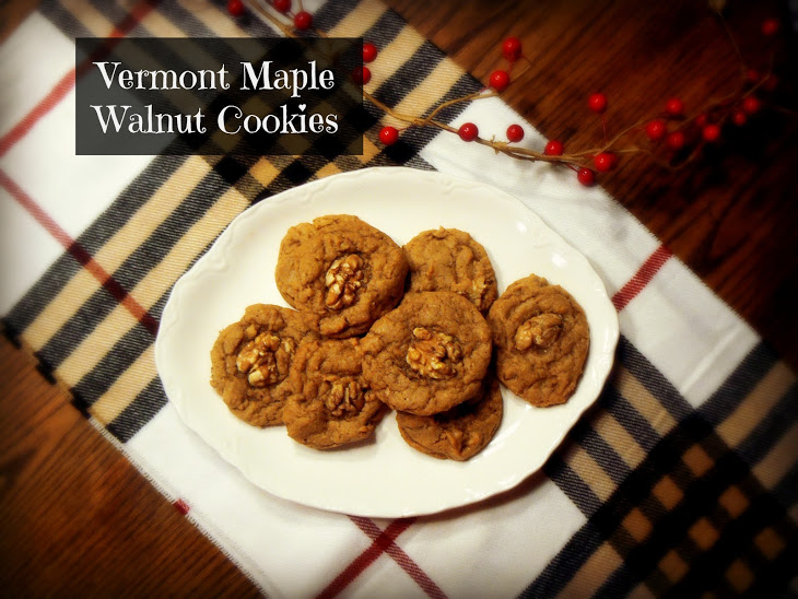 Vermont Maple Walnut Cookies Recipe