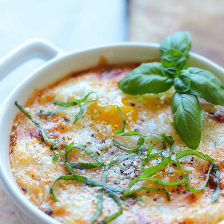 Italian Baked Eggs Recipe