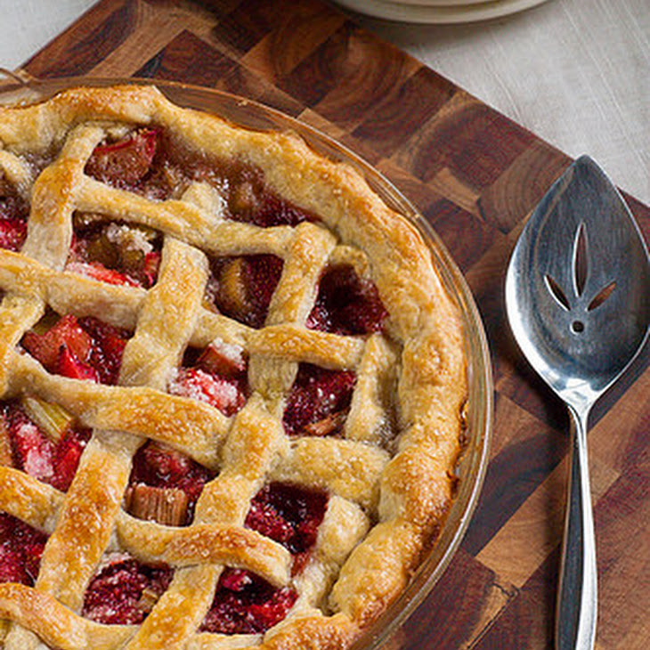 Rhubarb pie