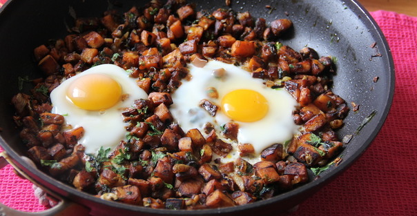 Sweet Potato and Egg Breakfast Hash Recipe