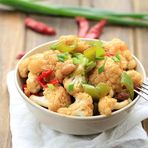 Kung Pao Cauliflower Recipe