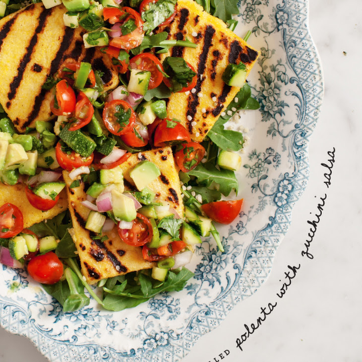Grilled Polenta With Zucchini Salsa Recipe