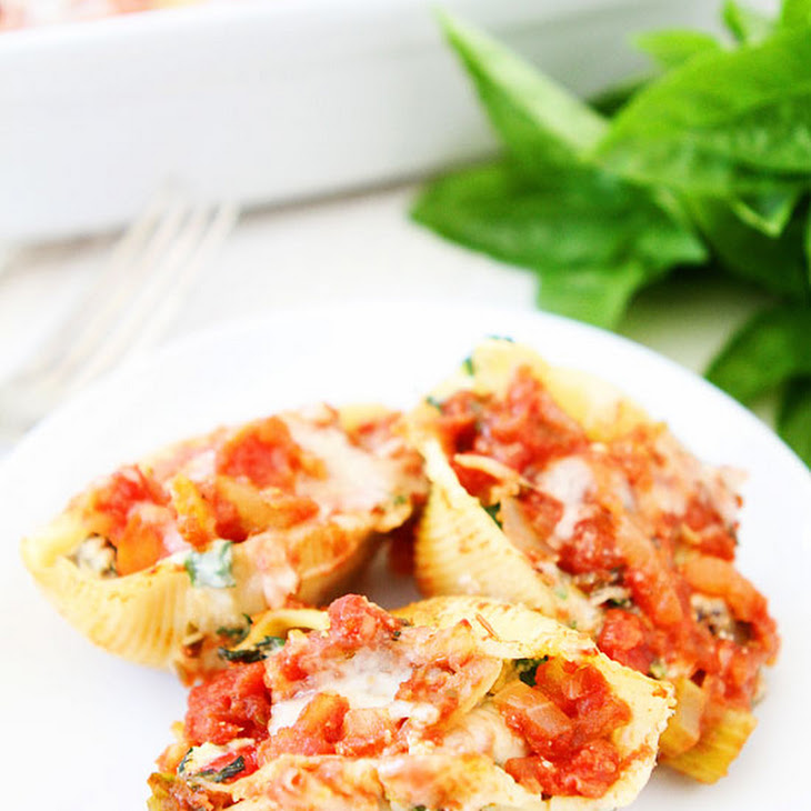 Roasted Vegetable Stuffed Shells Recipe