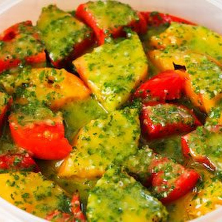 Marinated Tomato Salad With Parsley And Marjoram Dressing Recipe