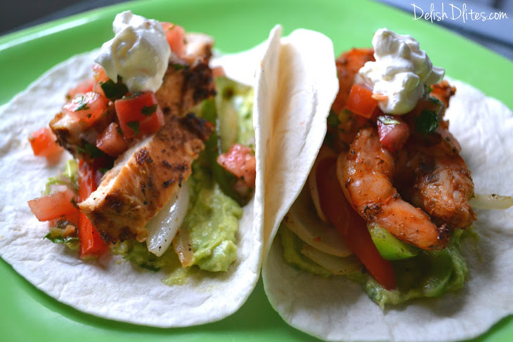 Chipotle Chicken And Shrimp Fajitas Recipe