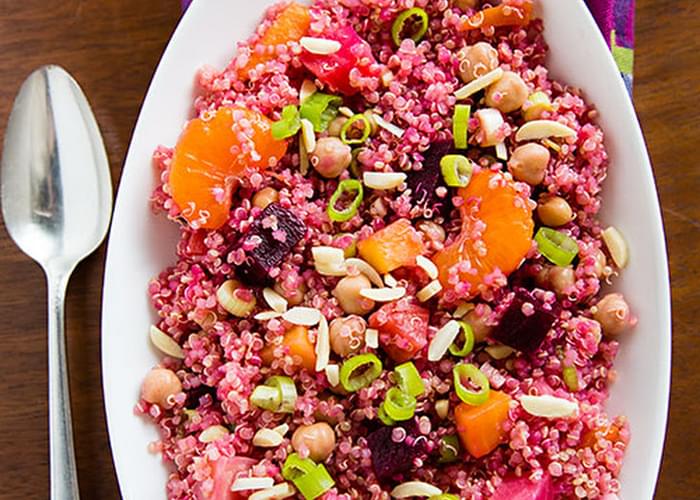 Beet and Quinoa Salad with Maple-Balsamic Reduction