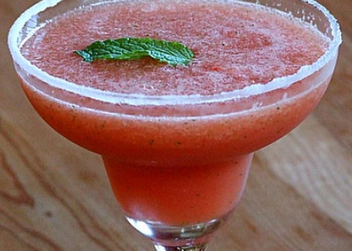 Watermelon- Mint Margaritas
