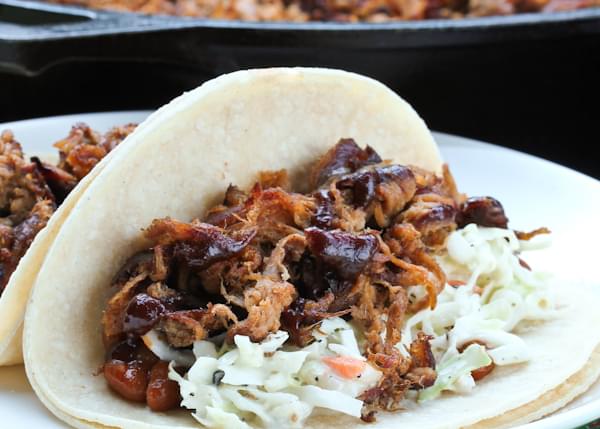 BBQ Carnitas Tacos from White Duck Taco Shop