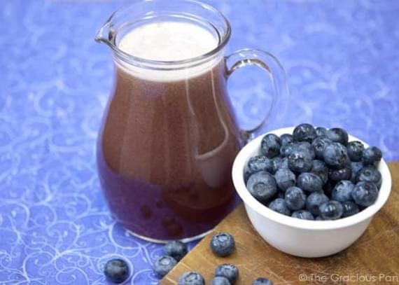 Clean Eating Blueberry Lime Agua Fresca
