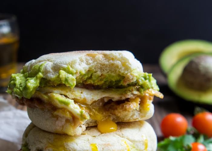Huevos Rancheros Breakfast Sandwich