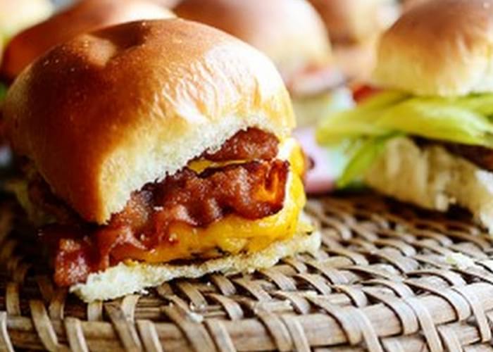Grilled Chicken Bacon Sliders